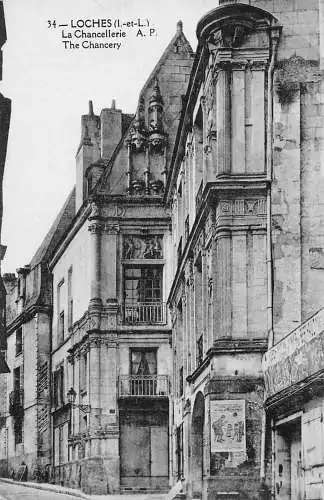 A841 Frankreich Loches Chancellerie Chancery Vintage Postkarte