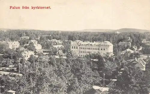 A225 Schweden 1911 Falum fran kyrktornet Vintage Postkarte