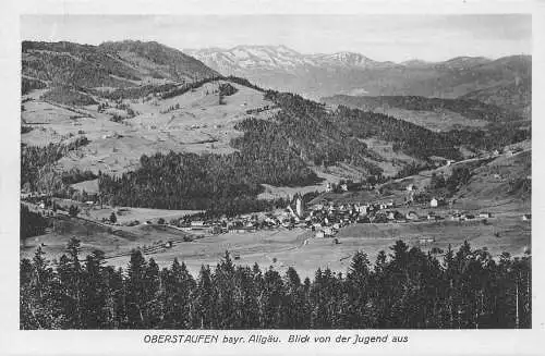 A230 Deutschland Oberstaufen Bayr Allgäu Jugend Gipfelberg Vintage Postkarte