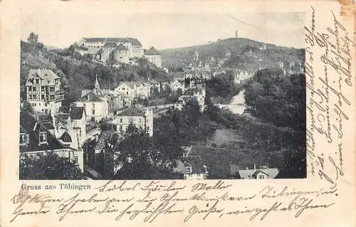A230 Deutschland 1904 Gruss aus Tübingen alte Postkarte