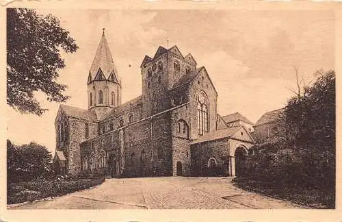 A230 Deutschland Weden Ruhr Abteikirche Kirche Vintage Postkarte