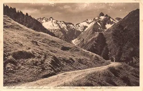 A230 Deutschland Trettachtal Kratzer und Trettach Berggipfel Vintage Postkarte