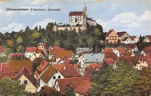 A231 Deutschland Goessweinstein Fraenkische Schweiz Vintage Postkarte