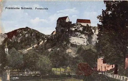 A231 Deutschland Fraenkische Schweiz Pottenstein Vintage Postkarte