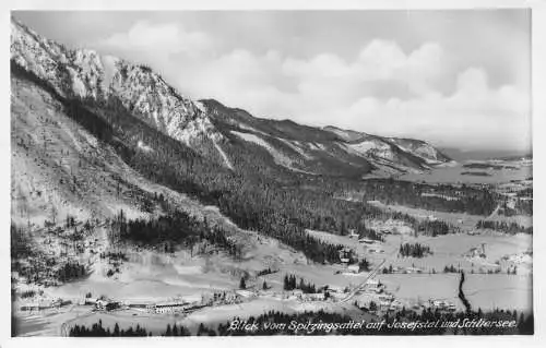 A231 Deutschland Spitzingsattel auf Josefstal uns Schliersee Vintage Postkarte