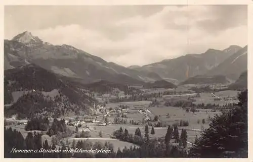 A231 Deutschland Hammer u Stauden Wendelstein RPPC Vintage Postkarte