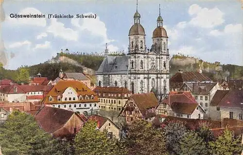 A231 Deutschland Goessweinstein Fraenkische Schweiz Vintage Postkarte