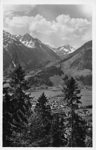 A224 Deutschland Luftkurort Bad Oberdorf Hochgebirge Rotspitze Vintage Postkarte