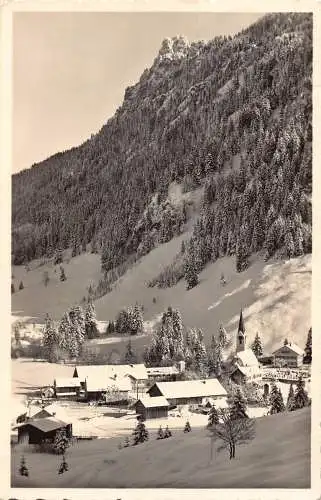 A224 Deutschland 1938 Wintersportplatz Unterjoch Vintage Postkarte
