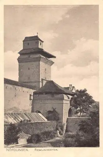 A224 Deutschland Noerdlingen Reimlingertor Vintage Postkarte