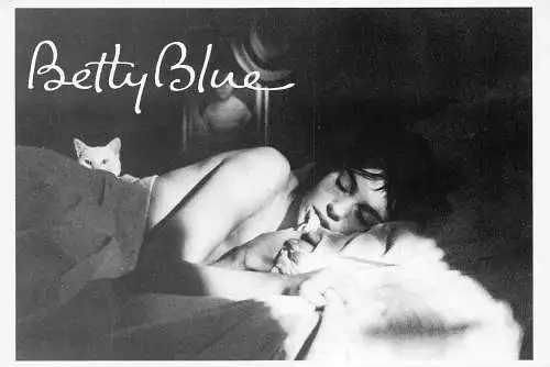 L290 Musik Sänger Pop Betty Blue, Katze Postkarte