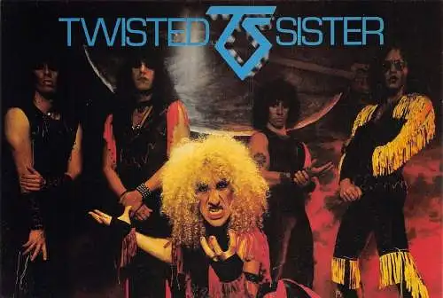 L290 Musik Band Heavy Metal Twister Schwester Daniel Dee Snider Postkarte