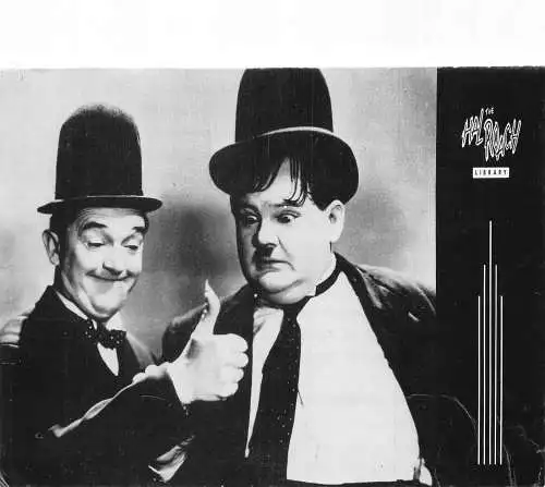 L290 Filmplakat Laurel and Hardy The Hal Roach Library Schauspieler Postkarte
