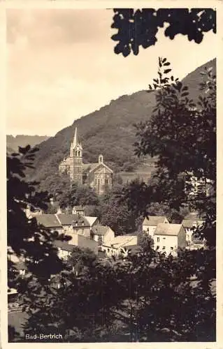 L051 Deutschland Bad Bertrich Wald, Dorf Vintage Postkarte