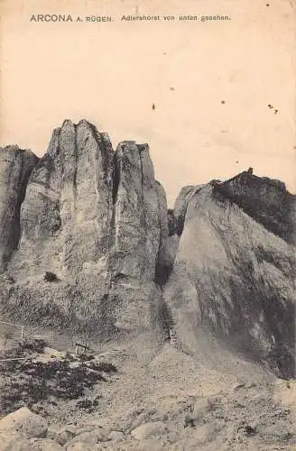 L051 Deutschland Arcona Rügen Adlershorst von unten gesehen Vintage Postkarte