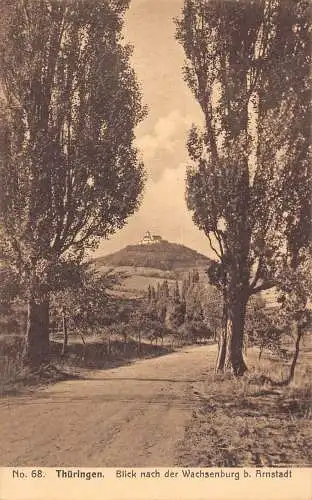 L051 Deutschland Thüringen Blick vom Raubschloss, Doerrberger Vintage Postkarte