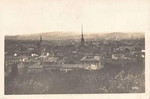 A851 Tschechien 1927 Brünn Celkovy pohled Gesamtansicht RPPC Vintage Postkarte