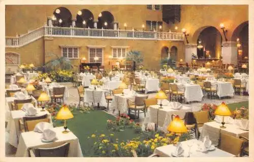 A848 Schweden Stockholm Grand Hotel Restaurant Wintergarten Vintage Postkarte