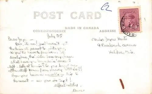 A847 Kanada Southern Cross Grand Manan New Brunswick RPPC Postkarte