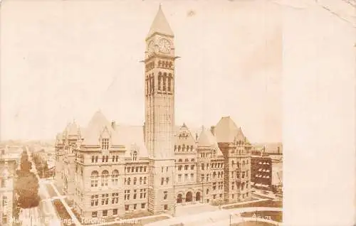 A852 Kanada 1914 Stadtgebäude Toronto Vintage Postkarte