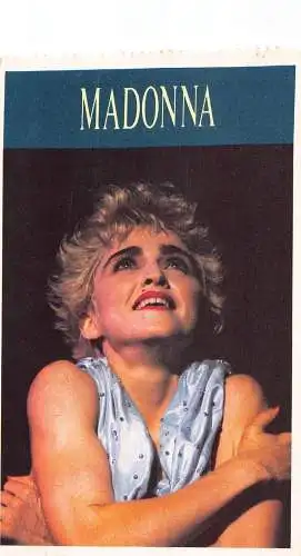L288 Musik Sänger Pop Tanz 1987 Madonna Just Seventeen Magazin Postkarte