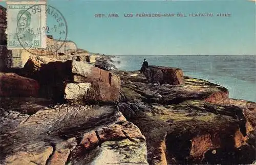 L127 Argentinien 1922 Los Penascos Mar del Plata Buenos Aires Vintage Postkarte