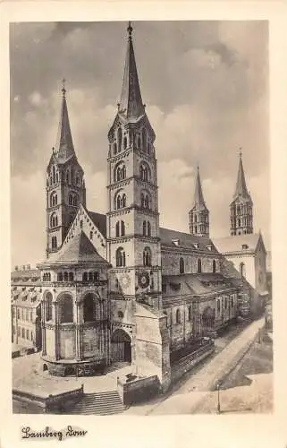 L088 Deutschland Bamberger Dom Dom Vintage Postkarte