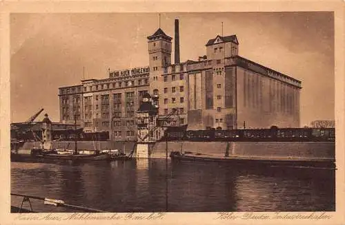 L087 Deutschland Kamr. Aver, Mühlenmerke GmbH Köln Industriepostkarte