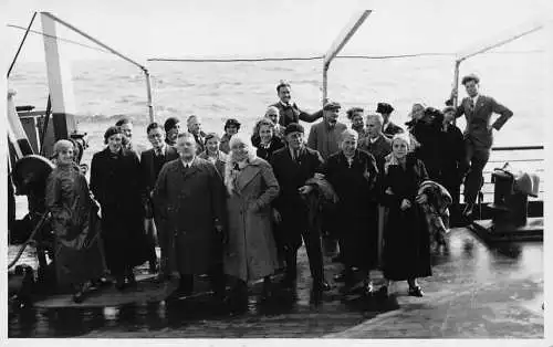 Norwegen Kreuzfahrt durch Fjorde Sozialgeschichte Echtfoto Postkarte