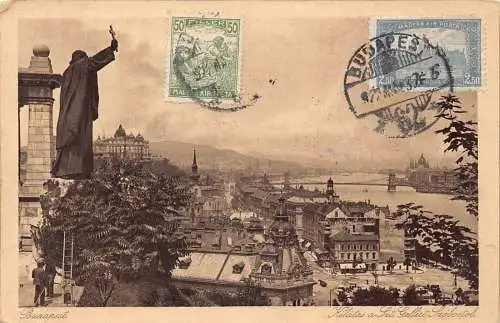 L149 Ungarn 1922 Budapest Vintage Postkarte