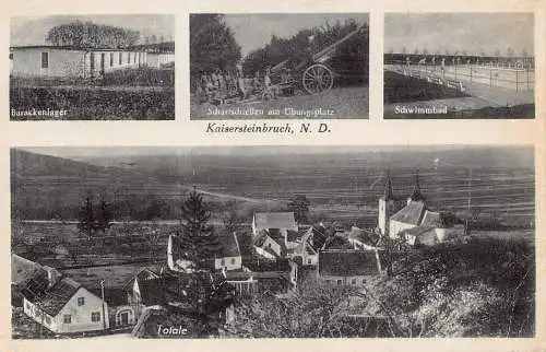 A038 Österreich Kaisersteinbruch ND Barackenlager Scwimmbad Ubungsplatz AK