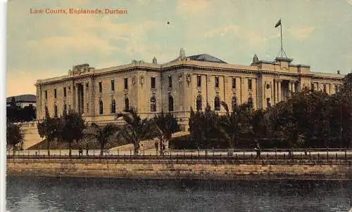 A863 Südafrika Gerichte Esplanade Durban Vintage Postkarte
