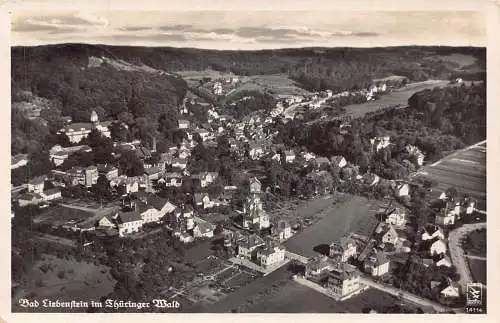 L262 Deutschland 1938 Bad Liebenstein im Thüringer Wald Vintage Postkarte