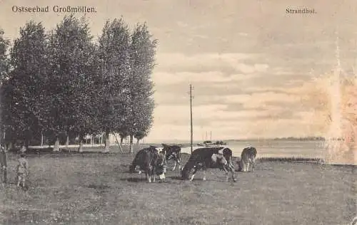 L262 Deutschland 1922 Ostseebad Grossmoellen. Strandhof. alte Postkarte