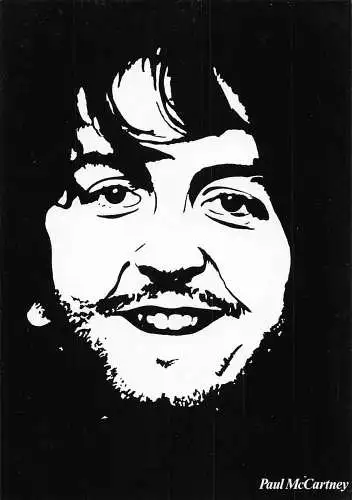 L291 Musik Sänger Paul McCartney Rock Pop Beatles Postkarte
