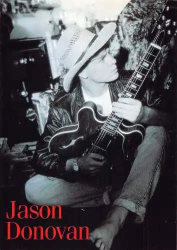 L291 Musik Player Sänger Jason Donovan Pop Postkarte