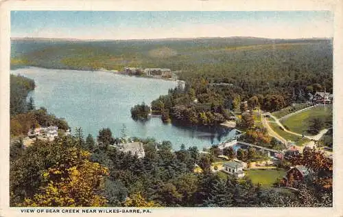 A855 US Pennsylvania Blick auf Bear Creek bei Wilkes Barre Vintage Postkarte