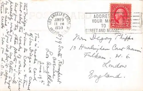 A855 US 1930 California San Diego Cave and Bridge RPPC Vintage Postkarte