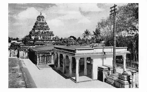 A858 Indien Kanchipuram Vaikuntha Perumal Tempel Vintage Postkarte