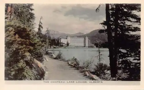 A859 Kanada Alberta Chateau Lake Louise Vintage Postkarte