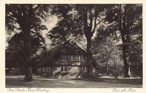 A232 Deutschland Hamburg Das Rauke Haus Altes Haus Vintage Postkarte