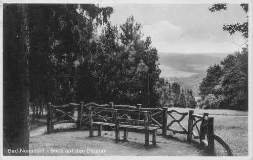 A232 Deutschland 1942 Bad Nenndorf Ansicht auf Deister Wald Vintage Postkarte