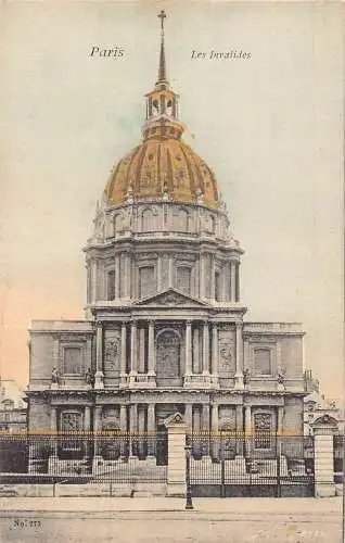 A233 Frankreich Les Invalides Paris Vintage Postkarte