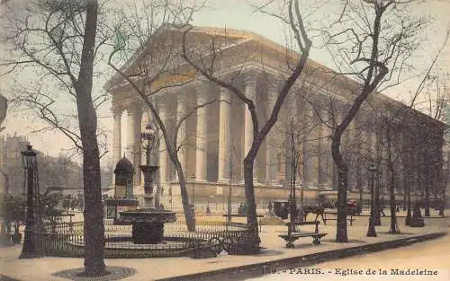 A234 Frankreich Paris Eglise de la Madeleine Kirche Vintage Postkarte