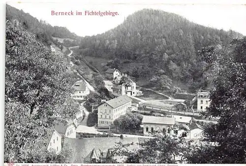 L306 Deutschland Berneck im Fichtelgebirge Vintage Postkarte
