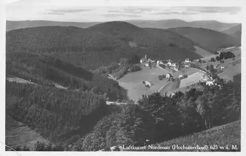 L306 Deutschland Luftkurort Nordenau Hochsauerland 625 M RPPC Vintage Postkarte