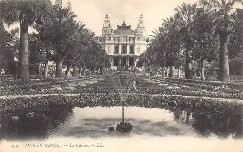 A870 Monaco Monte Carlo Casino Vintage Postkarte