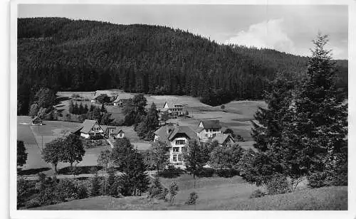 L305 Deutschland 1937 Luftkurort Buhlbach Obertal Gasthof Pension RPPC Postkarte