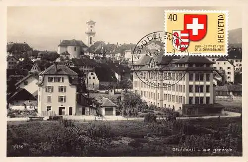 L301 Schweiz Delemont Vintage Postkarte