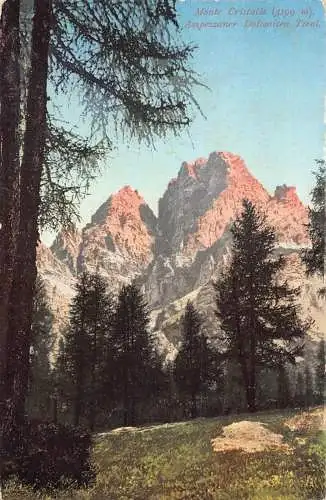 A237 Österreich Monte Cristallo Ampezzaner Dolomiten Tirol Vintage Postkarte